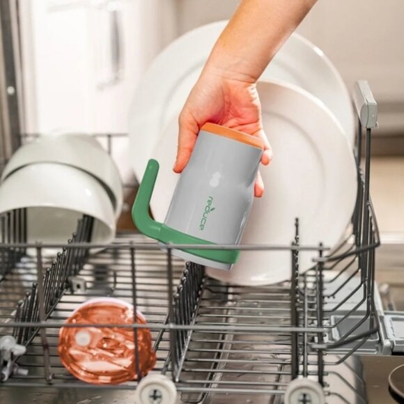 Reduce Coldee 2 Pack Spill-Proof Tumblers with Handle for Kids Ages 3+ 14 oz - Picture 6 of 8